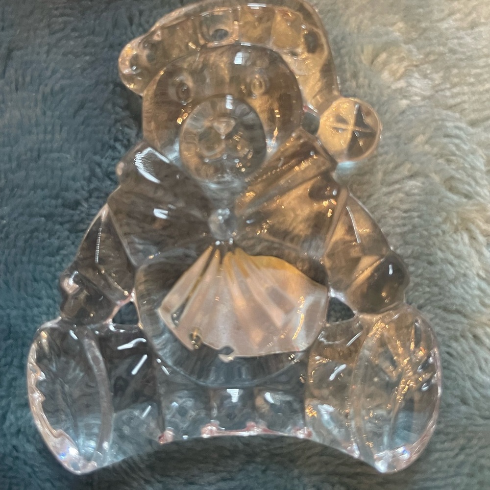 Gorham crystal Bear ornament